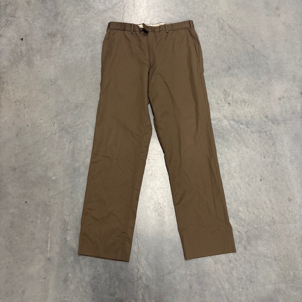 Britches for Nordstrom Torino Wool Dress Pants Men's 35R Brown